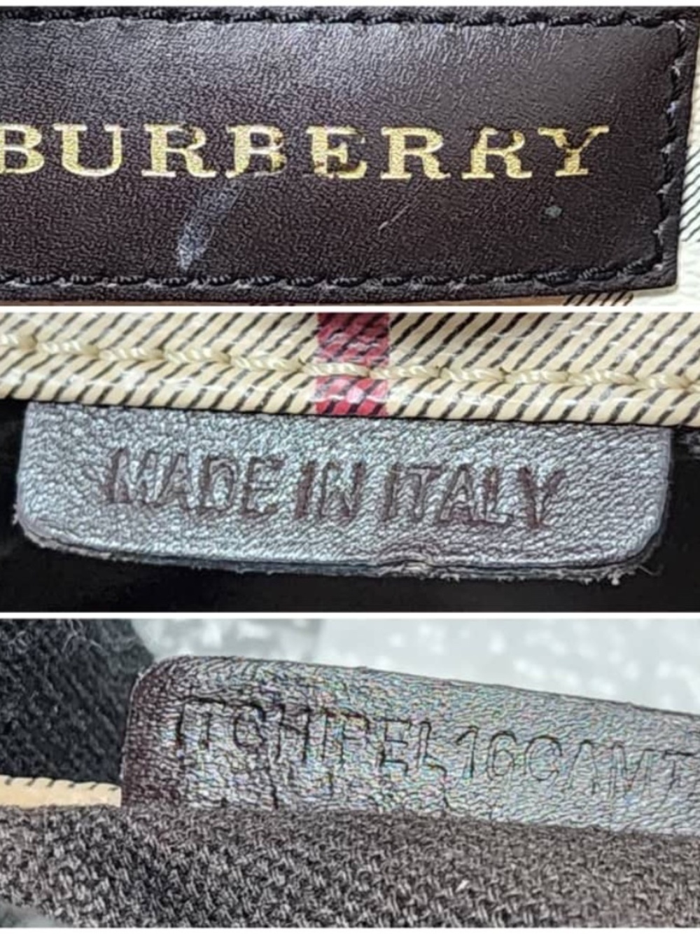 Authentic BURBERRY Haymarket Check Canterbury Tote Beige/Brown - Picture 3 of 10